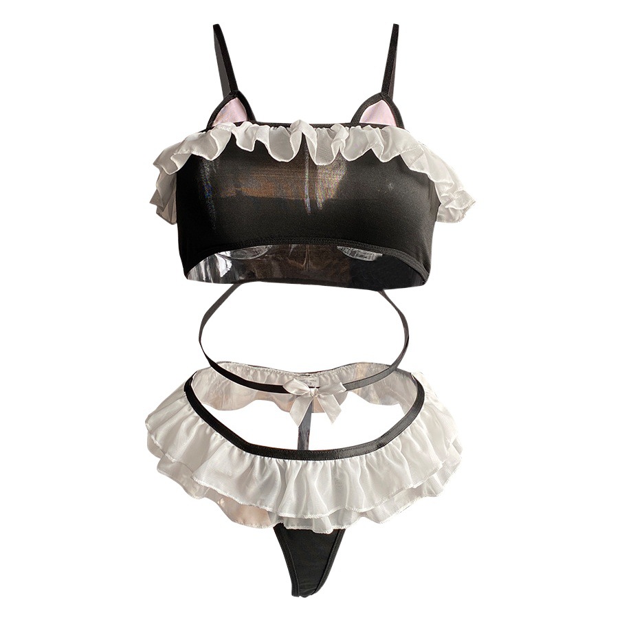 Lin Lin Ting Sexy Underwear Cute Cat Girl Uniform Temptation Hot Passion Suit Role Playing Maid 2672