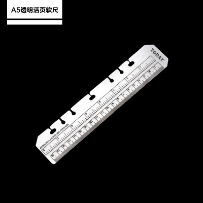 Picture of PVC transparent bag A6 hand account book A5 storage file bag information bag notepad business card book B5 loose-leaf bag
