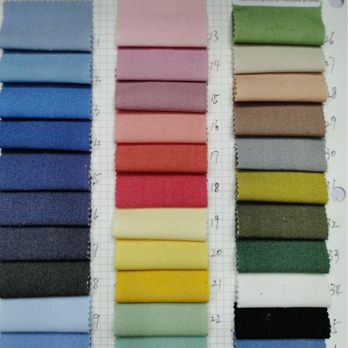 165g Stretch Rayon Ice Silk Denim Fabric in stock Supply No Wash Denim Shirt dress Denim Skirt
