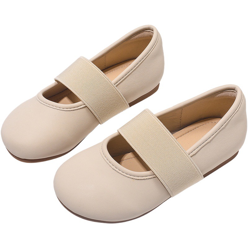 Girls' Small Leather Shoes 2025 Spring and Autum New Kidsren's Soft-Soled Dance Shoes Versatile Princess Shoes Little Girls' Flats