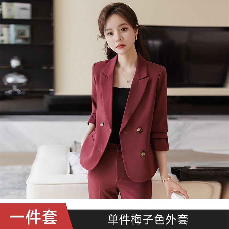 Picture of Small Suit Jacket Women's Spring and Autumn 2025 New High-end Fashion Elegant Goddess Fan Xiaozhong Business Suit suit