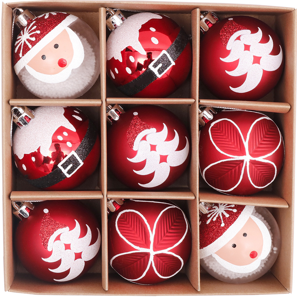 Explosions Christmas decoration ball 6CM9 Christmas ball Christmas decorations Christmas tree decoration small pendant