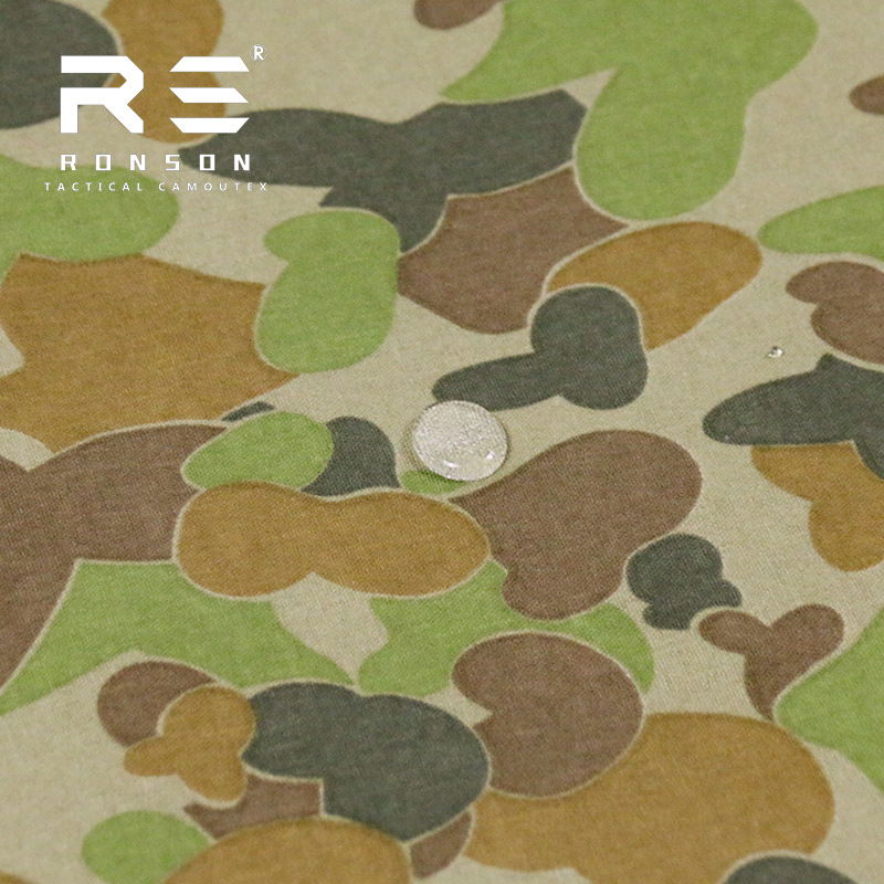 Picture of DPCU Old Australian Camouflage Fabric 500D Nylon Kodura Waterproof PU Printed Oxford Fabric