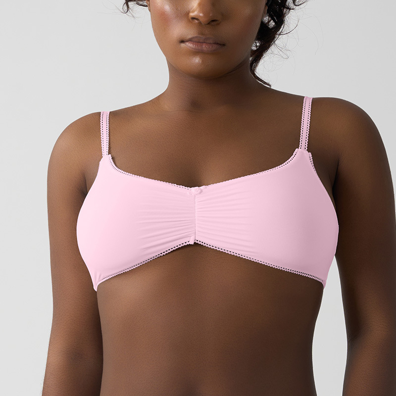 Cross-Border Export Lace Fold Underwear Cross-Border Lace Pleated Sexy Breathable French Intimates for Women