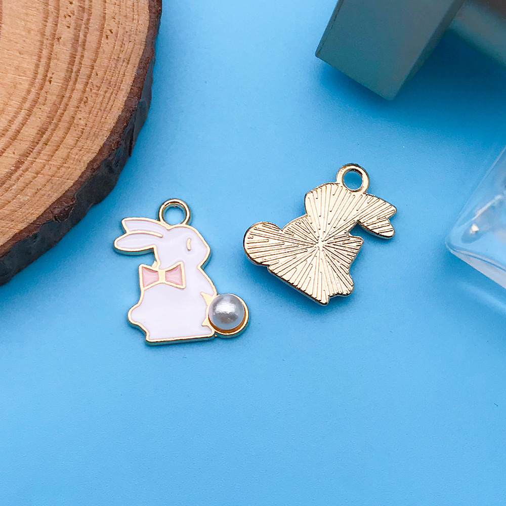 Picture of Mix 30 Color Cartoon Creative Drop Oil Jewelry Zinc Alloy Pendant DIY Earrings Necklace Pendant Jewelry Accessories