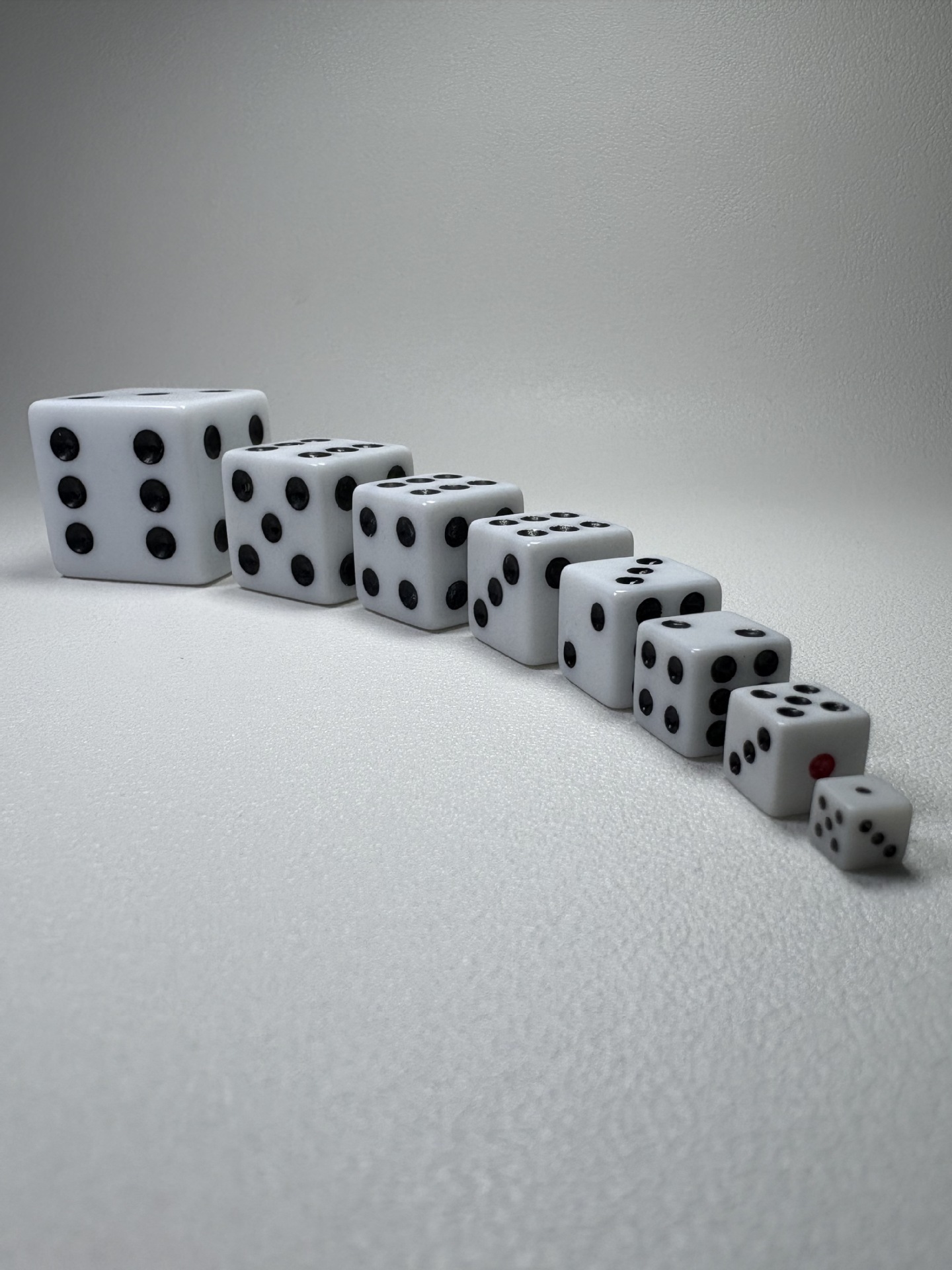 Right Angle Square Solid Color White Background Board Game Running Group Accessories Teaching Game Entertainment Props Drawing Acrylic Mini Dice