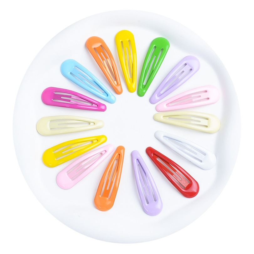 Candy Colorful Hairpin Hyuna Style Colorfulful Water Drop Clip Glue Bb Clip Hairpin Duckbill Clip Korean DIY Headwear Wholesale