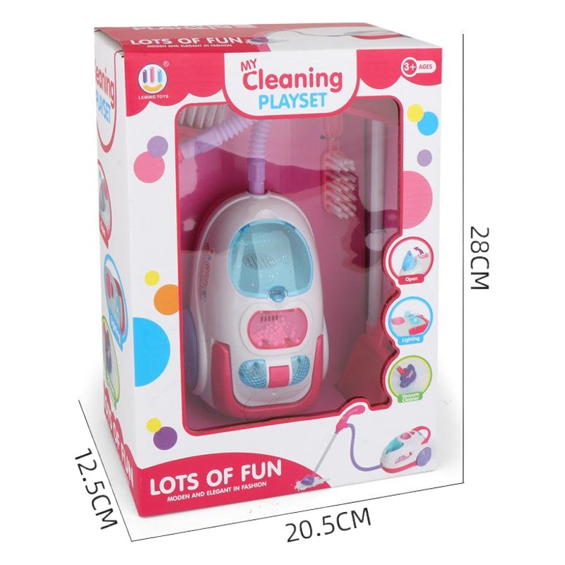 Cross-border New Products Girl Cleaning Simulation Vacuum Cleaner House Cleaning Toy Children's Tool Set