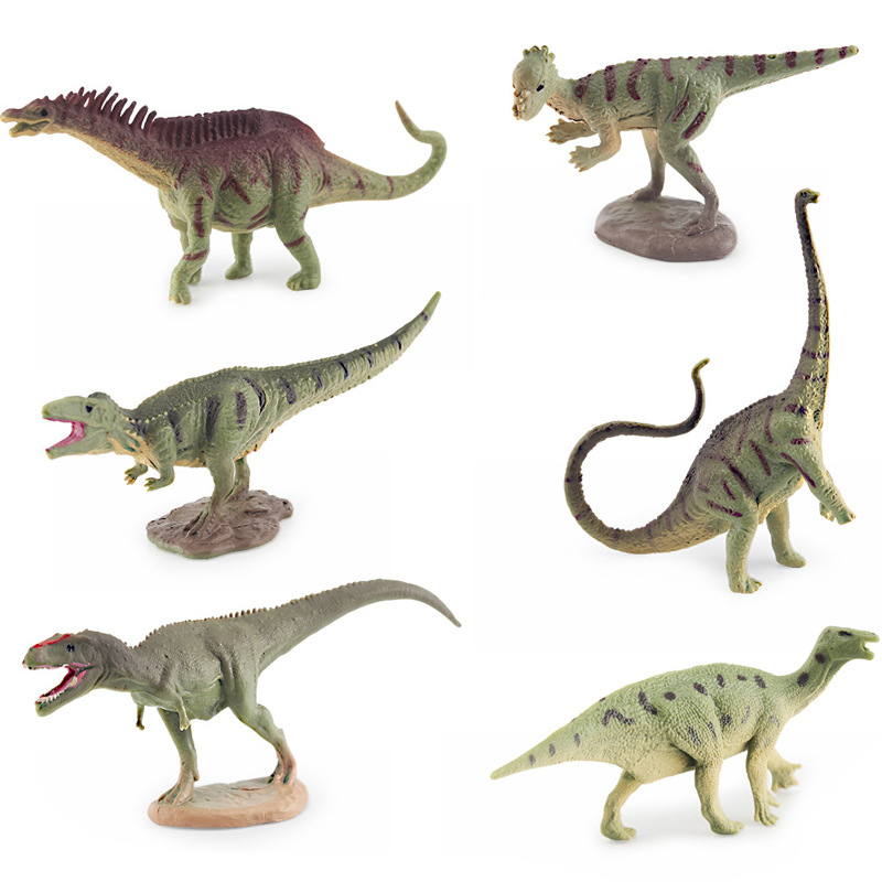 Cross-border Simulation Jurassic Mini Dinosaur Model Pterosaur Stegosaurus Parasaurus Raptor Fusarium Spinosaurus Ornaments