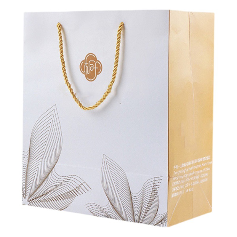 Beijing Printing Factory Produces Paper Bags, Colorful White Cardboard Tote Bags in Various Sizes, and Expedited Gift Bags
