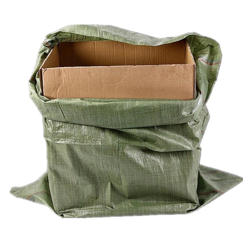 Wholesale gray logistics packaging snakeskin bag Yiwu express packaging plastic sack woven bag can take samples