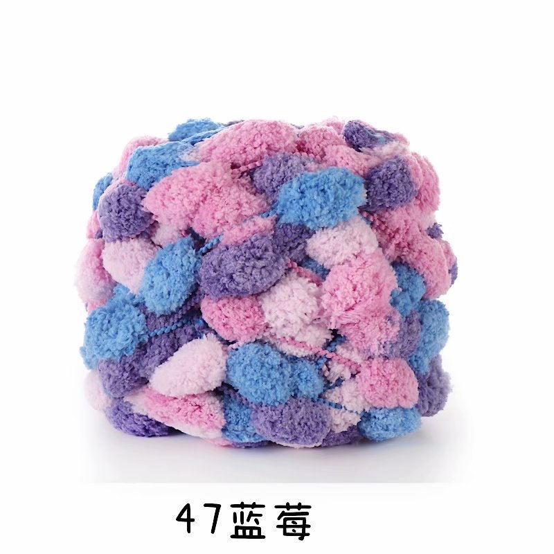 Picture of Ball ball ball ball pearl line Sangzi line 130g handmade DIY sofa cushion floor mat thick ball ball line wholesale