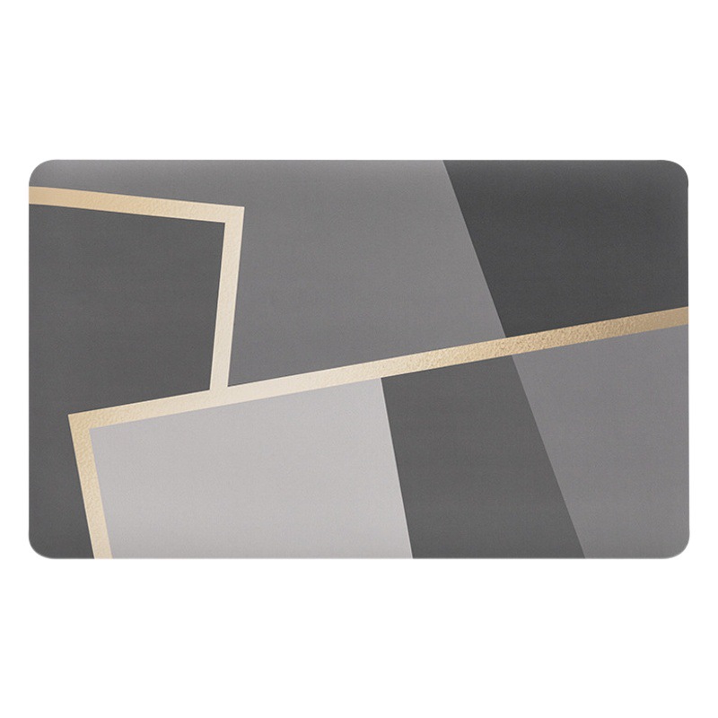 Bathroom Diatom Mud Floor Mat Toilet Door Non-Slip Foot Mat Toilet Bathroom Carpet Door Step Mat Soft Mat