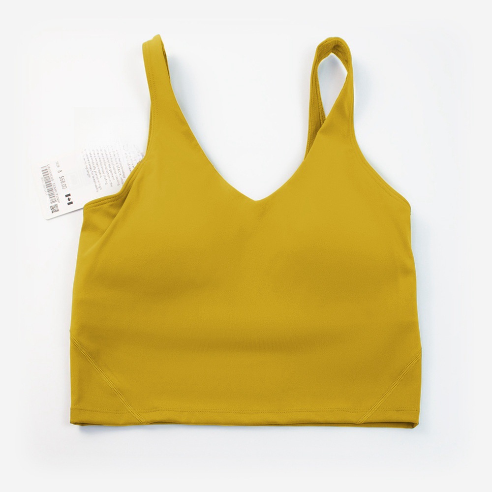 Picture of New Style Yoga Clothing Nylon Naked Tight-fit Sports Bra Women's Bra All-match Fitness Beauty Back Underwear Vest Gather-up