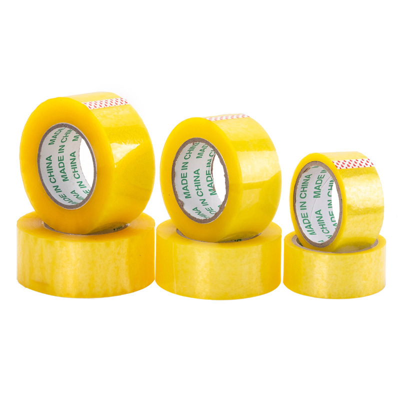Picture of A large number of wide tape wholesale transparent tape large roll whole box sealing tape yellow tape express packing tape packaging