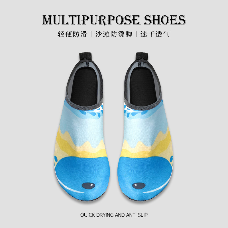 Picture of Beach Shoes for Women and Men, Adult Snorkeling Shoes and Socks, Non-Slip Soft Bottom Swimming, Quick-Drying, Sand-Proof, Diving Yoga Shoes, River Wading