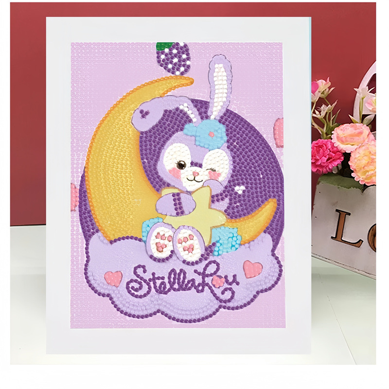 Picture of Children's DIY Diamond Painting Wholesale Princess Diamond Stickers Rabbit Dot Diamond Painting Kindergarten Handmade Educational Toys