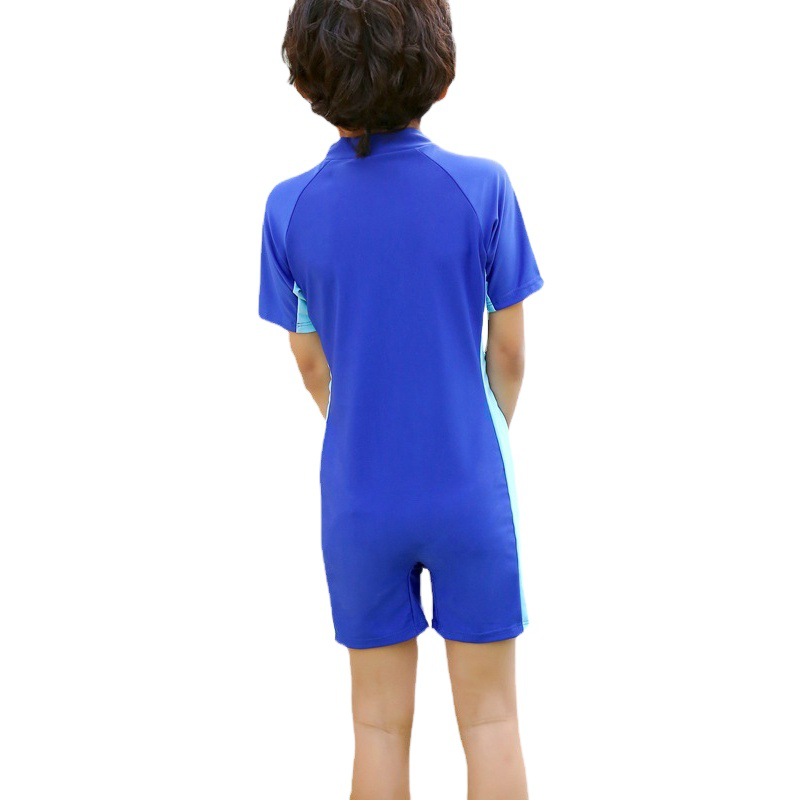 Children's Swimwear Boys' Swimming Trunks Big Boy Baby's one-piece Swimsuit Swimming Cap Swimming Trunks Quick-drying Wholesale