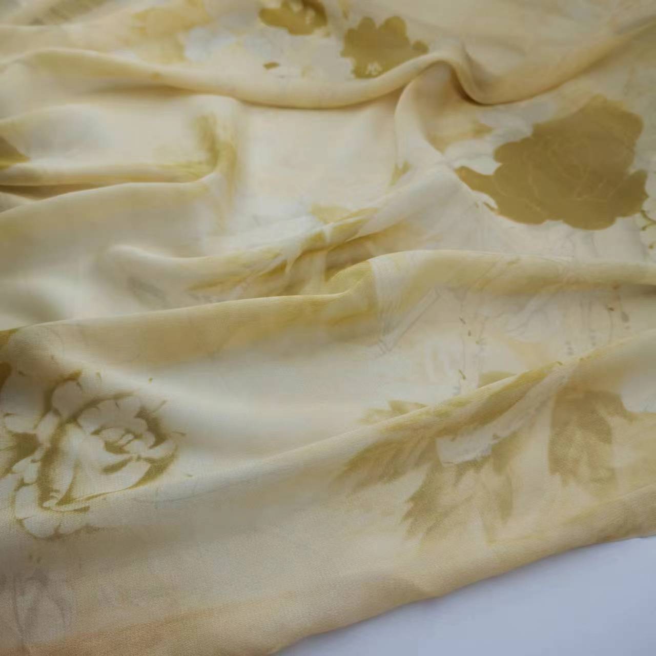 Picture of National Style 9mm Silk Georgette Fabric Narrow Fashion Skirt Silk Fabric