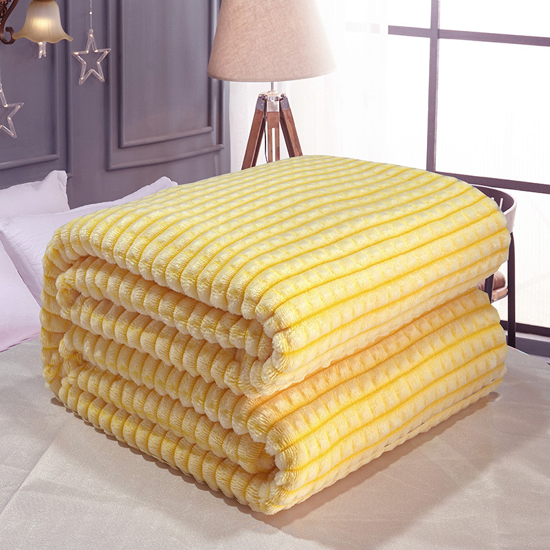 Picture of Milk fleece blanket office nap coral fleece blanket flannel children's small blanket summer air conditioning blanket wholesale