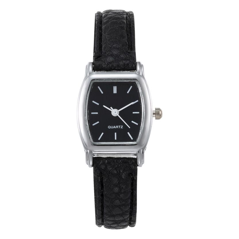 New Korean Style Fashionable Simple Personality Retro Harajuku Style Student Women Quartz Belt Watch Wine Barrel Spot