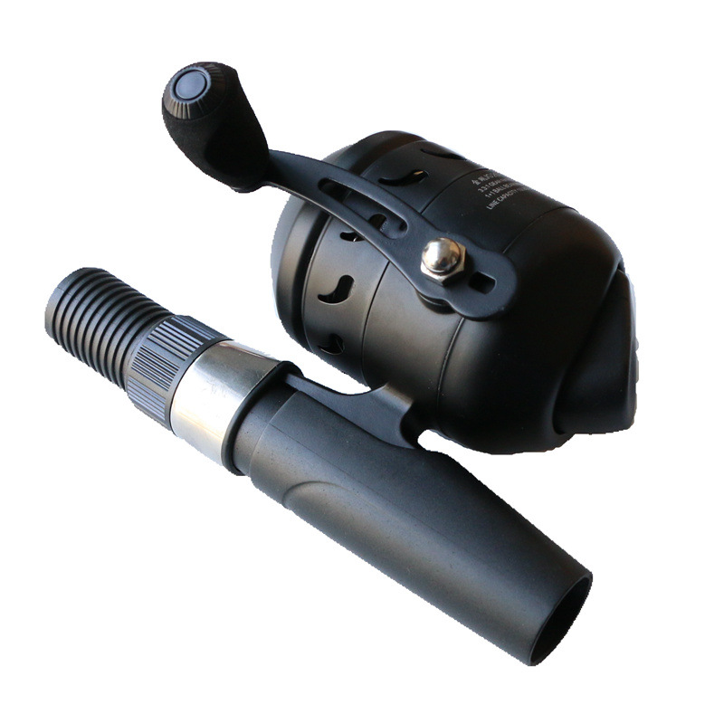 Picture of Cross-border Pisces Fortress Fish Shooting Wheel Seat Plastic Pulley Tube Slingshot Fish Shooting Fixed Base with Wire Card Seat Accessories