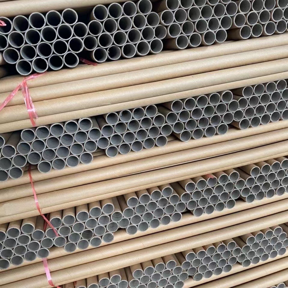 Picture of Yiwu paper tube barrel round kraft paper tube creative handmade diy poster tube paper wrapping paper painting and calligraphy barrel label tube