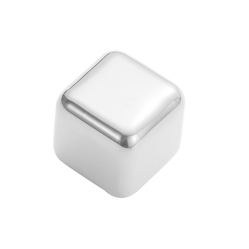 Picture of Cross-border 304 stainless steel ice cubes quick-frozen metal ice cubes suit titanium-plated golden ice wine stone whiskey stone ice particles
