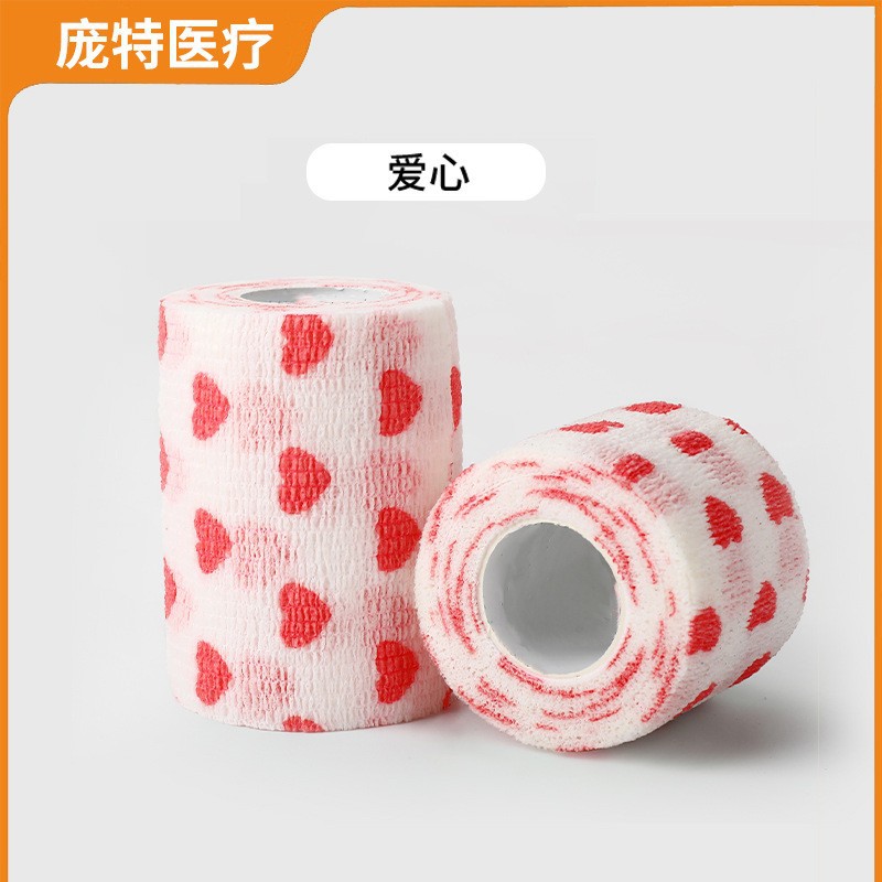 Picture of Self-Adhesive Bandage, Universal Ankle Fixation Elastic Bandage, Pet Leg Bandage, Protective Bandage, Finger Bandage, Muscle Patch
