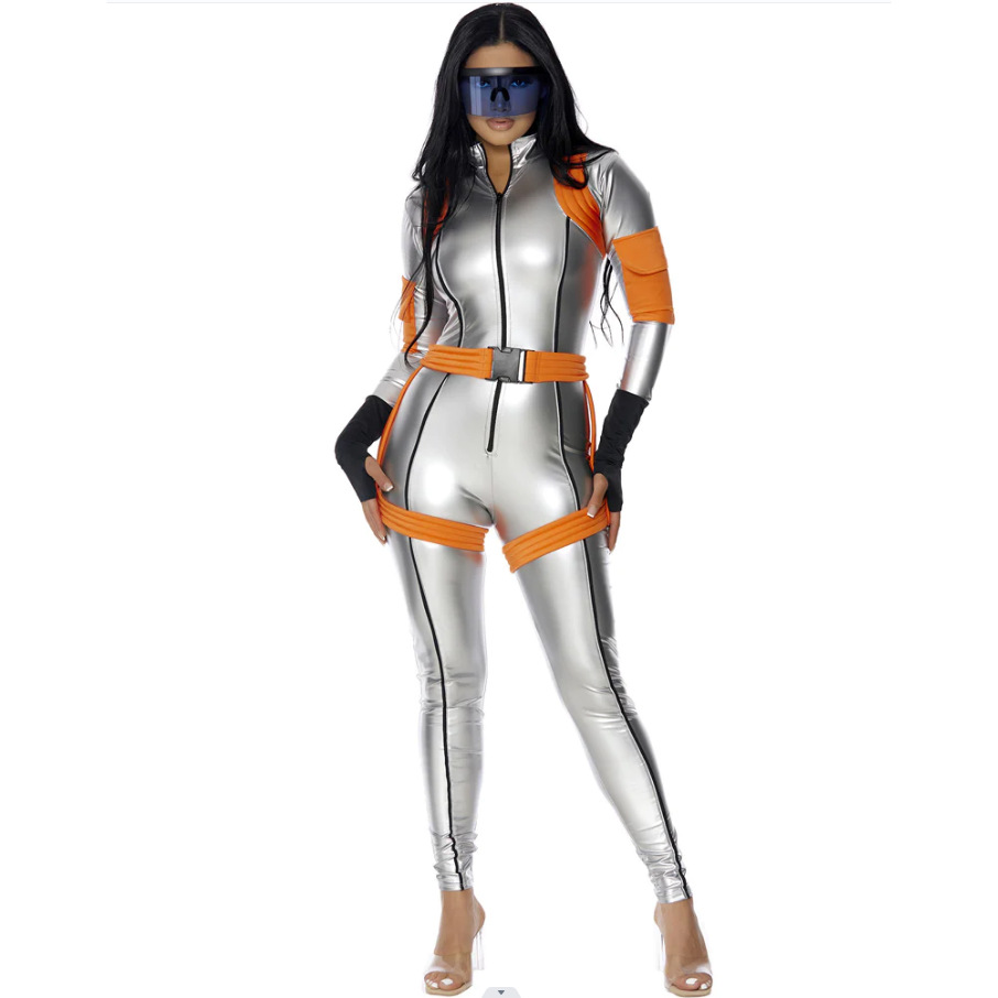 M-XL conjoined female spacesuit Halloween costume