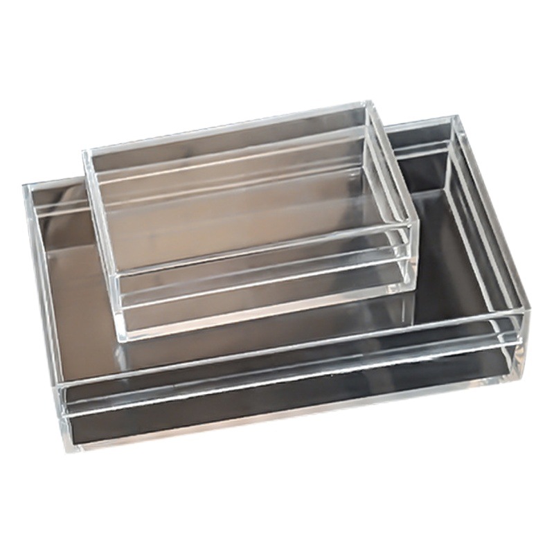 Rectangular Transparent Gift Packaging Box Acrylic Food-Grade Tea Plastic Box Wedding Gift Box Wholesale