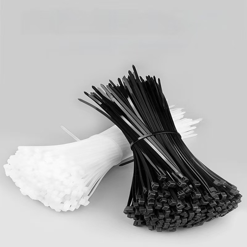 Self-locking cable tie in stock wire harness storage finishing buckle strong thickened plastic binding belt manufacturers wholesale
