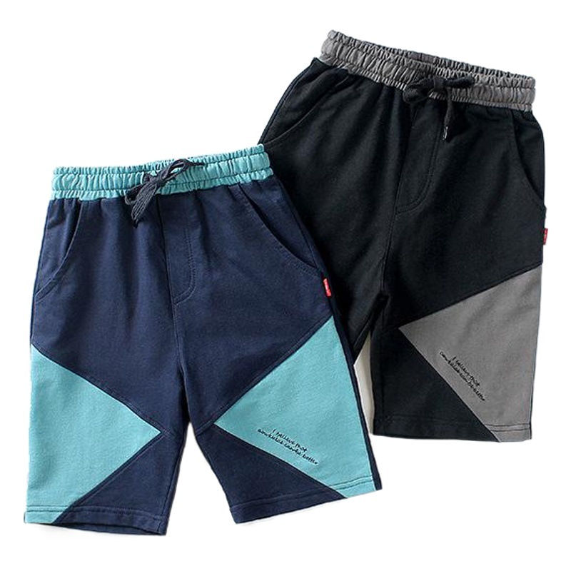 Children's Pants 2023 Summer New Korean Style Boys' Sports Pants Girls' Knitted Trendy Hot Pants Children's Five-point Pants