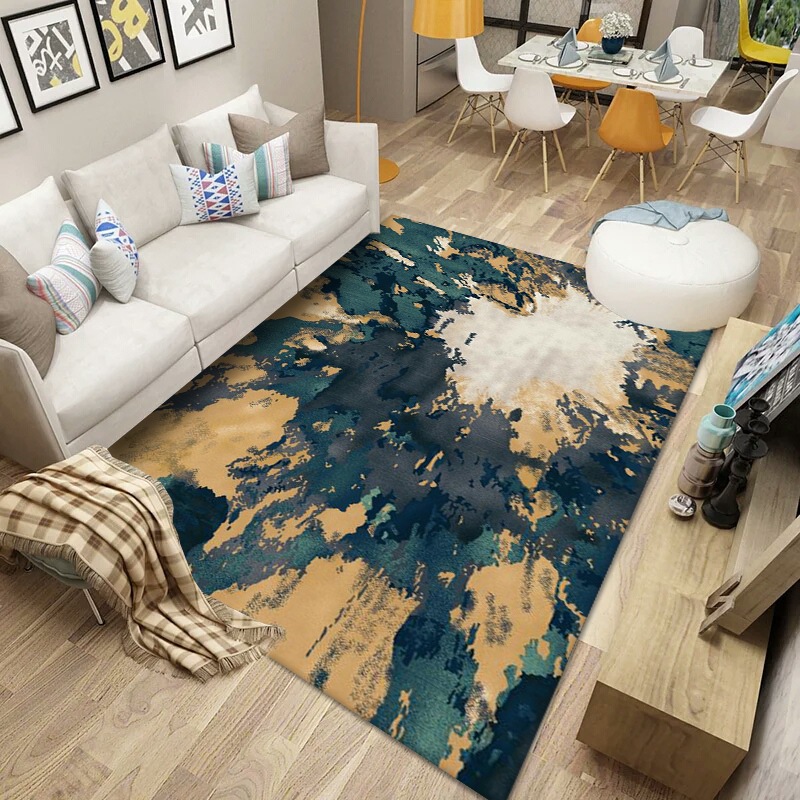 Picture of Home Carpet Simple Nordic ins Style Office Carpet Full Bed Floor Mat Bedroom Living Room Carpet Floor Mat