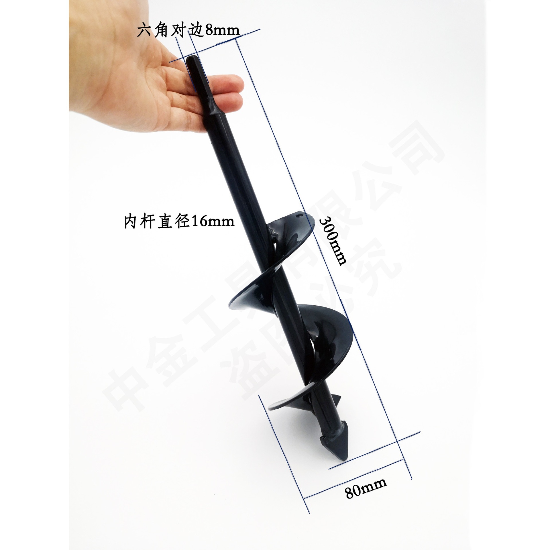 Picture of Factory Garden Tools, Agricultural Gardening Set, Garden Spiral Drill Bit, Planting Vegetable Digging Spiral Twist Drill