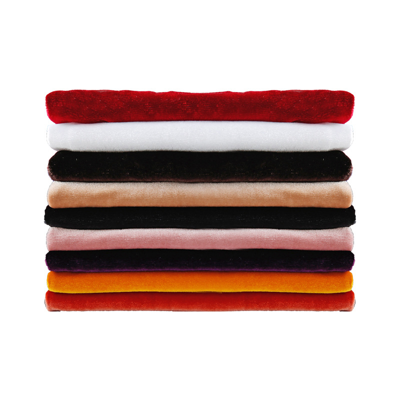 Picture of South Korea velvet fabric thickened weft knitted velvet velvet high quality dyed fabric cheongsam fashion curtain wholesale