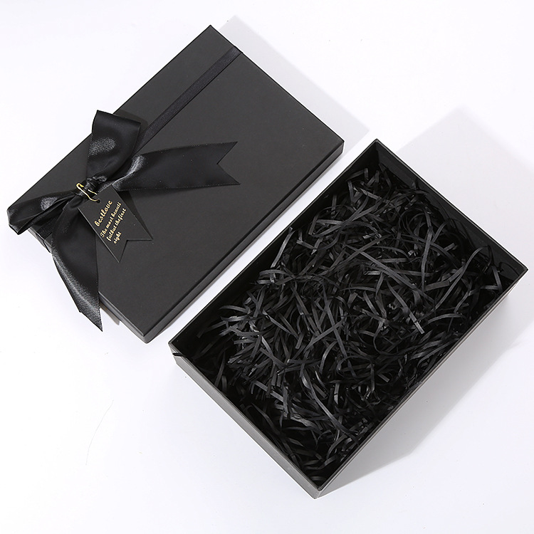 Picture of Empty Gift Box Ins Large Bow Christmas Gift Box Lid and Base Box Scarf Birthday Gift Packaging Box