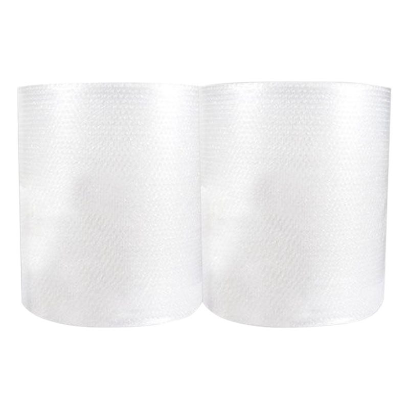Shandong in stock wholesale bubble film 2kg thickened 50cm mixture express packaging shatterproof bubble roll in stock