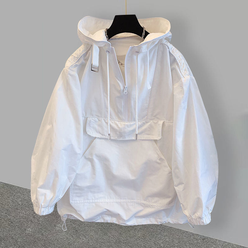 Picture of 2024 new coat suit men's Korean fashion tooling stitching design assault coat trench coat with fashion brand loose