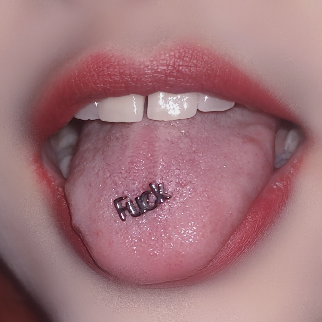Tongue nail tongue ring hot girl titanium steel tongue Nail Manufacturers wholesale puncture jewelry perforation foreign trade explosions 2022 New