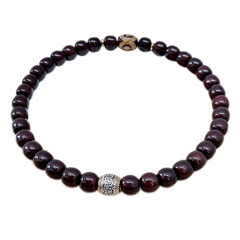 Picture of Factory Outlet Low Price Explosions Moyu Le'an Xizang Old Material Backflow Weathered Bodhi Root Bracelet Men's Double Circle