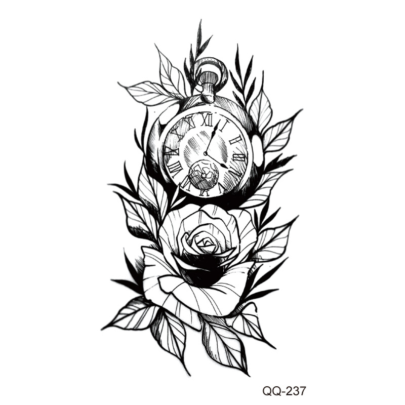 Picture of New waterproof small fresh tattoo stickers color black and white 1000 can be any combination of manufacturers wholesale