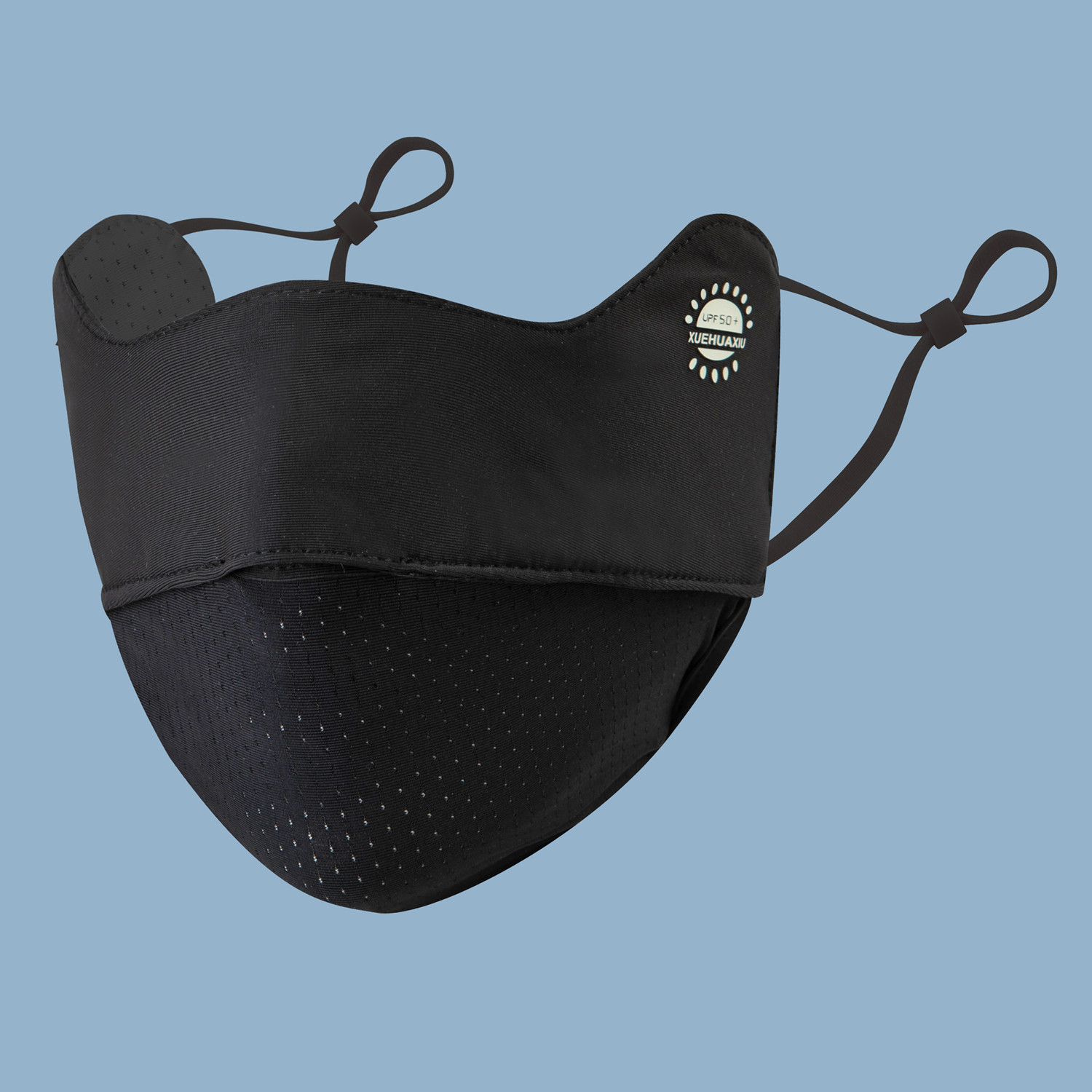 Picture of 3d three-dimensional eye angle ice silk sunscreen mask women's anti-ultraviolet summer light breathable veil sunshade mask men