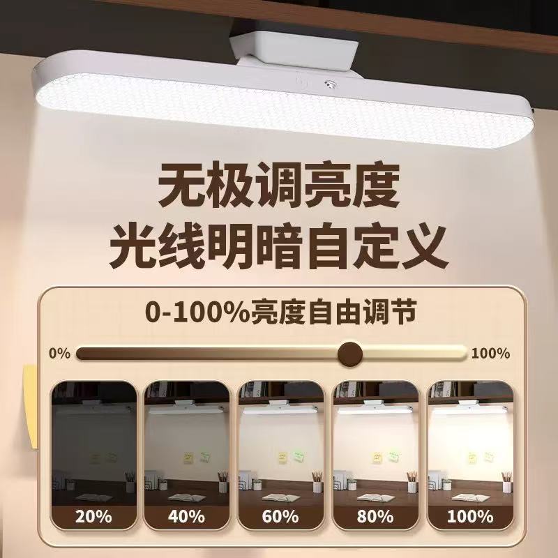 Cross-border LED desk lamp, eye-protection student dormitory lamp, desk magnetic cool death lamp, rechargeable remote control bedside reading night light