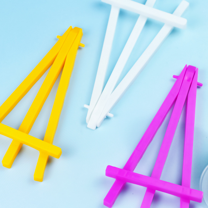 Picture of Manufacturer Wholesale Children's Colorful Plastic Display Easel Mini Student Small Tripod Picture Frame Photo Frame