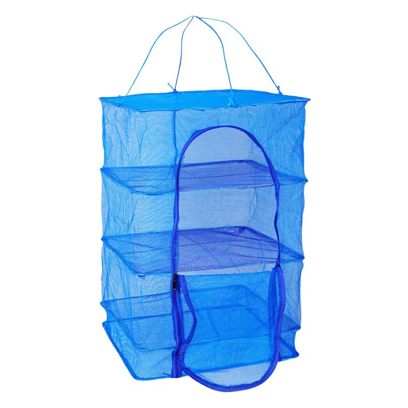 Wholesale folding drying cage fly-proof insect drying vegetables sweet potato dried fish fruit thickened new drying net fishing gear