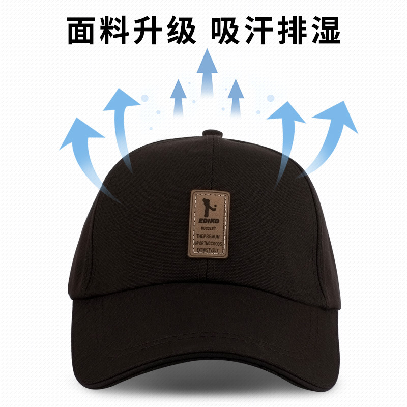 Picture of Korean Baseball Cap Casual Slimming Big Head Cap Sports Sunshade Sunscreen Cap Ins Japanese Baseball Hat