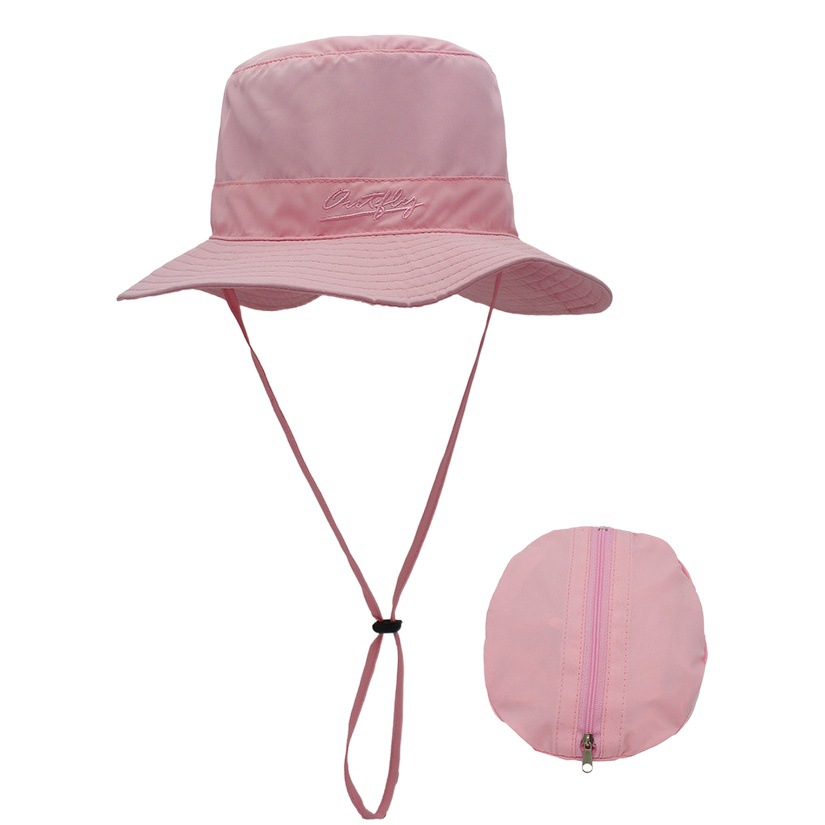 Camping Foldable Wallet Fisherman Hat Quick-drying Lightweight Outdoor Hat Sunscreen Sun Hat Mountain Fishing Hat Men