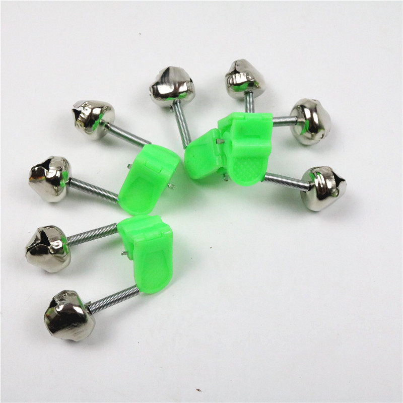 Metal Sea Rod Alarm Bell Swing Rod Led Flash Digital Light Luminous Simple Double Ring Sea Rod Small Bell Wholesale