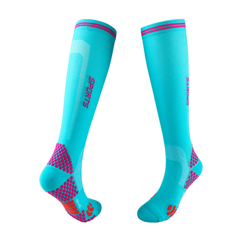 Picture of Autumn and Winter Professional Cycling Socks for Men and Women, Skipping Rope, Running Sports Socks, Slim and Beautiful Leg Pressure Socks, Long Compression Socks